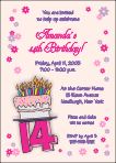 Fun Numbers Birthday Party Invitation