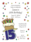 Fun Numbers Birthday Party Invitation