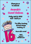 Fun Numbers Birthday Party Invitation