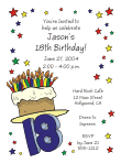 Fun Numbers Birthday Party Invitation
