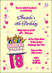 Fun Numbers Birthday Party Invitation