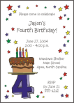 Fun Numbers Birthday Party Invitation