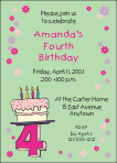 Fun Numbers Birthday Party Invitation