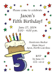 Fun Numbers Birthday Party Invitation