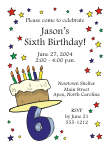 Fun Numbers Birthday Party Invitation
