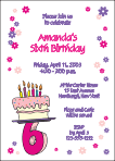Fun Numbers Birthday Party Invitation