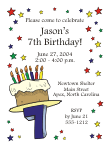 Fun Numbers Birthday Party Invitation