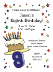 Fun Numbers Birthday Party Invitation