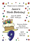 Fun Numbers Birthday Party Invitation