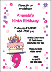 Fun Numbers Birthday Party Invitation