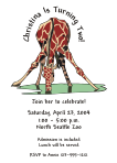 Giraffe Birthday Party Invitation