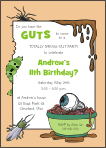 Gross Birthday Invitation