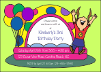 Bounce House / Inflatable 2 Birthday Invitation
