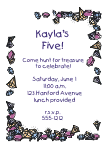 Jewels Birthday Party Invitation