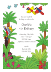 Jungle Party Invitations