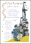 Knight 1 Birthday Party Invitation