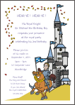 Knight 3 Birthday Party Invitation