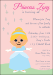 Baby Cinderella Invitations