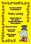 Halloween Birthday Party Invitation