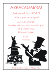 Magic 2 Birthday Party Invitation
