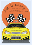 Nascar Birthday Party Invitation