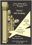 Night at the Museum Birthday Invitation