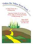 Oz Birthday Party Invitation
