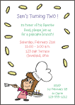 Pancakes with Mom Cooking Breakfast Birthday Invitation