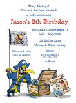 Pirate 2 Birthday Party Invitation