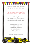 Racecar Birthday Party Invitation