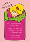 Sleeping Bag Birthday Party Invitation