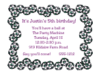 Soccer Birthday Party Invitations