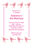 Taekwondo Girl Birthday Party Invitation