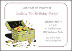 Treasure Chest Birthday Party Invitation