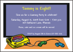 Video Games Birthday Invitation