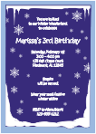 Winter Window Birthday Invitation