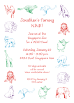 Zoo Animals Birthday Invitation