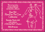 5K Race For The Cure Party Invitation