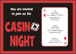 Casino Night Invitation