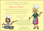 Cooking Divas Party Invitation