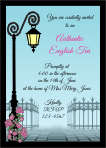 English Tea Party Invitation