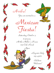 Mexican Fiesta 2 Invitation