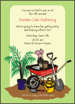 Garden Club Invitations