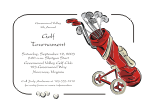 Golf Outing 2 Invitation
