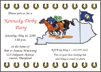 A Kentucky Derby Party Invitation