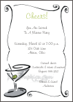 Martini Party Invitations, Margarita party invitations, Wine tasting invitations