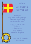 Nautical Flag Party Invitation