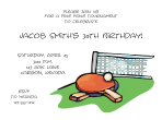 Ping Pong Party Invitation