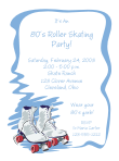 Roller Skating Invitation