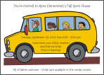School Bus Party Invitation